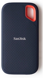 SanDisk Extreme Portable SSD V2 500 GB externe SSD-Festplatte schwarz, orange