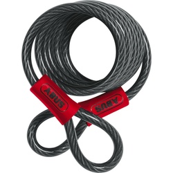 ABUS 1850 Stalen kabel, zwart, 185 cm