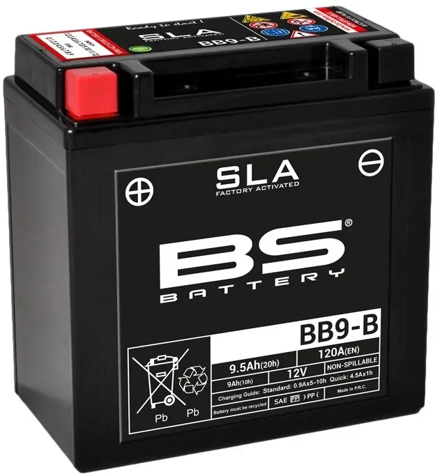 BS Battery Werkseitig aktivierte wartungsfreie SLA-Batterie - BB9-B