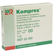 Lohmann & Rauscher Komprex Schaumgummi Kompr.Gr.00 oval