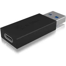 Icy Box USB-C auf USB-A Adapter Schwarz