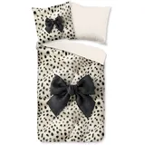 PURE luxury collection PURE LUXURY COLLECTION, Bettwäsche, Wendebettwäsche, Mikrofaser, Pflegeleicht, Reißverschluss, Wendeoptik, Schleife leopard