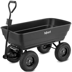 hillvert Gartenwagen - 350 kg - kippbar - 125 L