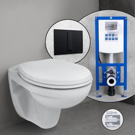 Ideal Standard Eurovit Komplett-SET Wand-WC mit neeos Vorwandelement,,