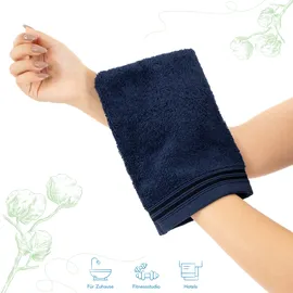 hammetex Handtuchset 15 x 22 cm blau 2 St.