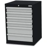 Simplaflex Schubladenschrank, BxHxT: 60 x 82 x 57,5 cm - grau