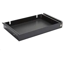 MonLines NTH002B Laptop Schublade unter dem Tisch mit Schloss, schwarz