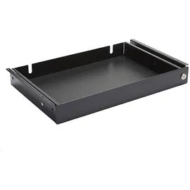 MonLines NTH002B Laptop Schublade unter dem Tisch mit Schloss, schwarz