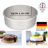 Cake Masters Profi Backform rund nahtlos 30 cm x 10 cm