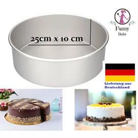 Cake Masters Profi Backform rund nahtlos 30 cm x 10 cm