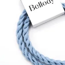 Bellody Original Haargummis (4 Stück - Seychelles Blue)