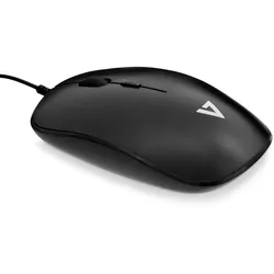 V7 MU200-1E - Low Profile - Maus - optisch - 4 Tasten