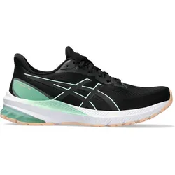 ASICS Damen Laufschuhe GT-1000 12, BLACK/MINT TINT, 39