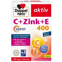 Doppelherz Aktiv Vitamin C + Zinc + E Tabletten 40 St.