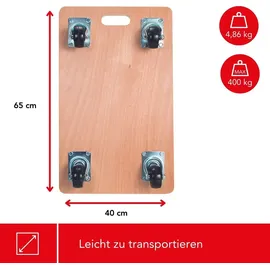 Toolland Transport-Roller 400 kg