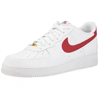 Nike Herren Air Force 1 '07 Shoes, White Team Red White White, 40 EU - 40 EU