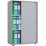 VCM Lona Aktenschrank 70 x 37 x 110 cm grau