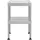 vidaXL Tisch für Räucherofen 40 x 28 x 44,5 cm silber