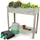 holz4home Hochbeet 80 x 37 x 78 cm Grauweiß
