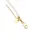 ELLI PREMIUM Halskette Choker Layer Sonne Süßwasserperlen 925 Silber Gold