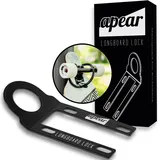 Apear Longboard Lock | Schloss Vorrichtung für Longboard & Skateboard | abschließbar & sicher wie nie zuvor | Das Longboard Schloss für jeden Longboard Cruiser