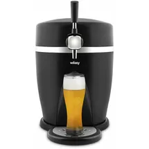 Wëasy Bierzapfanlage PINT568, Kompatibel mit 5L-Fässern, 60W, 3°C bis 6°C, Integriertes Kühlsystem, Haltbarkeit bis zu 30 Tagen