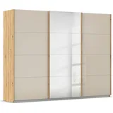 Rauch Schwebetürenschrank »Kleiderschrank Kleiderschränke Schrank Garderobe AGORDO mit Glasfront«, durchdachte Innenausstattung, in 4 Breiten und 2 Höhen MADE IN GERMANY, beige