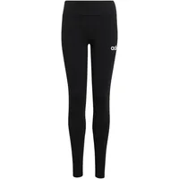 Adidas Essentials Leggings, Black/White, 11-12 Years