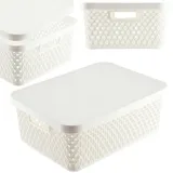 Kadax Aufbewahrungskiste 12 l 1-tlg. weiß