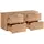 petits-meubles Waschtischunterschrank 140,4 x 59 x 46 cm Braun