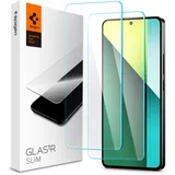 SPIGEN Glass tR Slim 2 Pack for Xiaomi Redmi Note 13 Pro 5G,