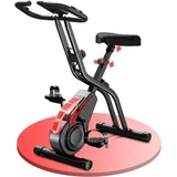 CURSOR Ergometer Hometrainer Fahrrad, Heimtrainer Fahrrad Klappbar 5-in-1 Indoor Bike, 16-Stufen Magnet-Widerstand, Cardio mit Pulsmessung & LED Display, Weicher Sitz, 136kg Belastbarkeit