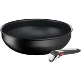 Tefal Ingenio Eco Resist On Kochgeschirr, 3 p, stapelbar, Induktion, leicht zu reinigen, Antihaftbeschichtung, Kochstartanzeige, gesundes Kochen, L7679302