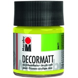 Marabu Künstlerfarbe - Decormatt Acryl Reseda (Grün, 50 ml,