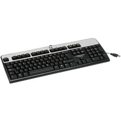 HP Standard - Tastatur - USB - Französisch - tiefschwarz