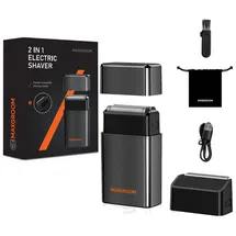 maxgroom M-5580 2-in-1 Elektrorasierer Schwarz