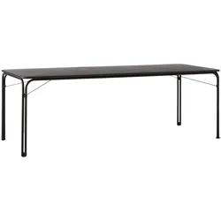 &Tradition Thorvald SC99 Gartentisch, 220 x 90 cm, schwarz