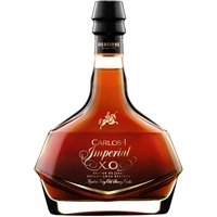 Osborne Carlos I Imperial X.O. Brandy de Jerez – Hochwertiger Brandy Solera Gran Reserva aus Spanien mit Geschenkpackung gereift in 100-jährigen Solera-Fässern mit 40% vol. (1 x 0,7l)