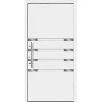 Aluminium-Haustür Moderno M450/B 110 x 210 cm Weiß Anschlag Links