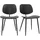 miliboo Tobias Stühle 2er-Set 0 x 0 x 0 cm schwarz