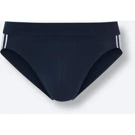 SCHIESSER 95/5 Rio-Slips Organic Cotton Streifen dunkelblau S 3er Pack