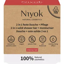 Niyok 2in1 Feste Dusche + Pflege Intense Red 80 g