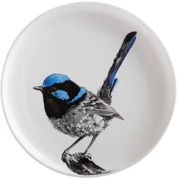 Maxwell & Williams Dessertteller Fairy Wren Keramik Blau