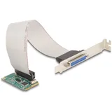 DeLock Mini PCIe I/O PCIe full size 1 x Parallel