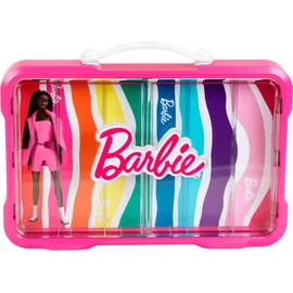 Theo Klein Klein Sammelkoffer Barbie - Sammelvitrine für 6 Barbies«, mit leuchtendem Barbie Logo