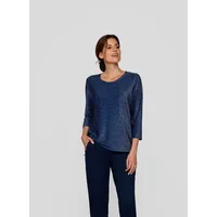 Rabe T-Shirt Unifarben - Rundhals, 3/4 Arm - 38