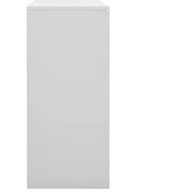vidaXL Aktenschrank 90x40x90 cm grau