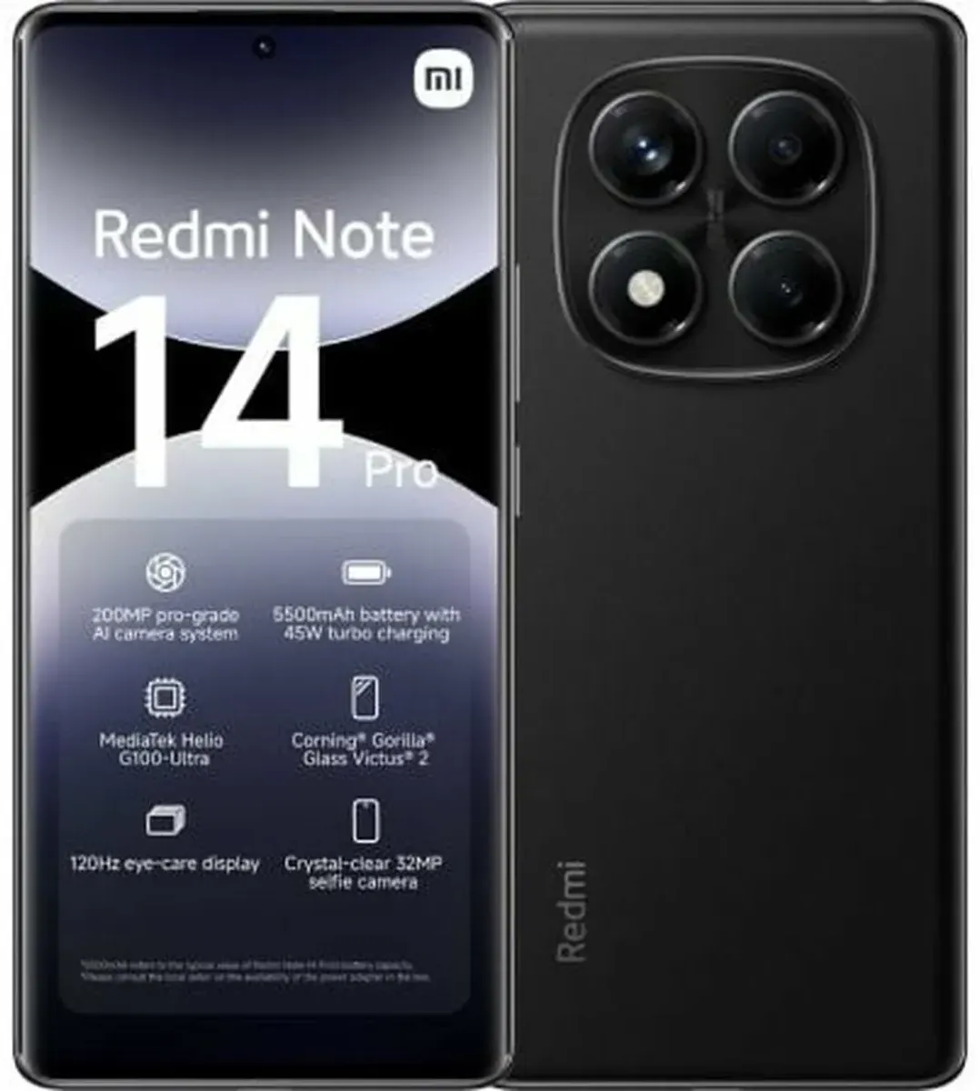 Smartphone Xiaomi NOTE14P 8-256 BK Octa Core 8 GB RAM 256 GB Schwarz 6,67