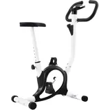 vidaXL Heimtrainer inkl. Riemenantrieb schwarz/weiß