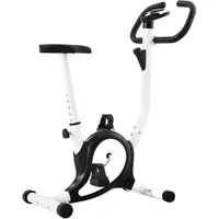 vidaXL Heimtrainer inkl. Riemenantrieb schwarz/weiß